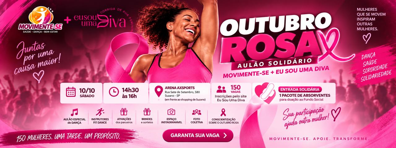 OUTUBRO ROSA - AULÃO SOLIDÁRIO